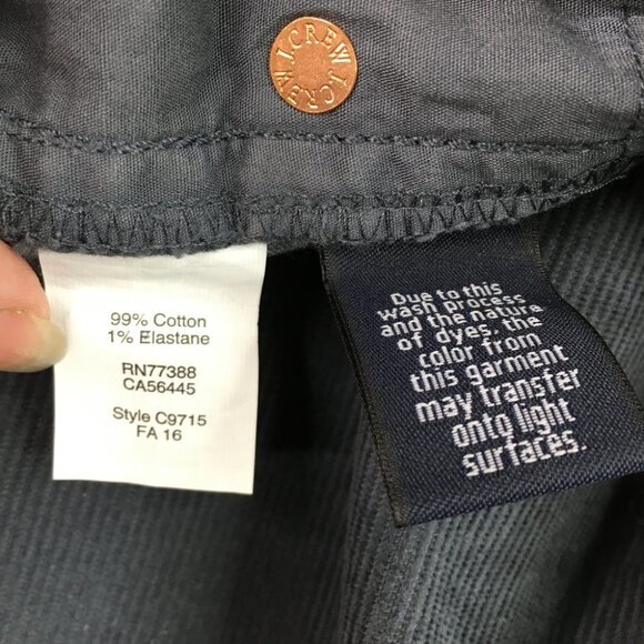 J Crew Gray Stretch Corduroys - Picture 6 of 8